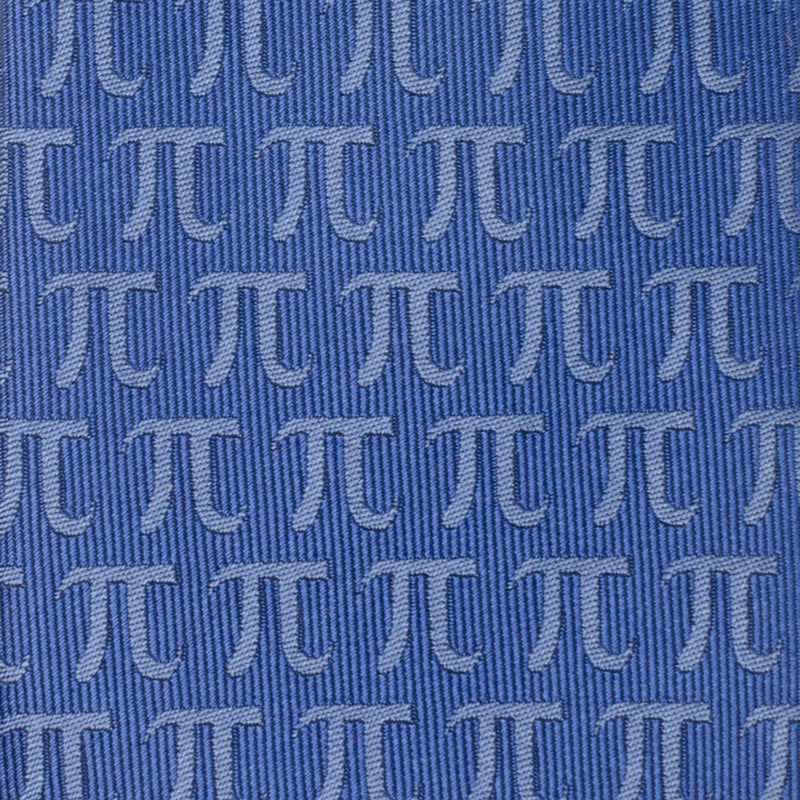 Pi Mathematics Symbol Blue Men's Tie