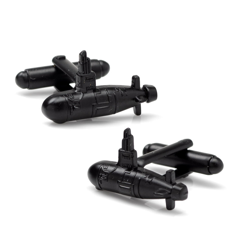 US Submarine Black 3D Cufflinks
