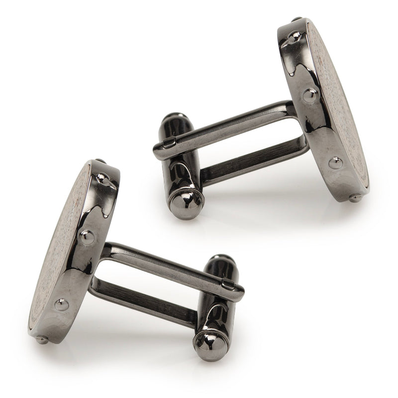 Wine Barrel Metal Cufflinks