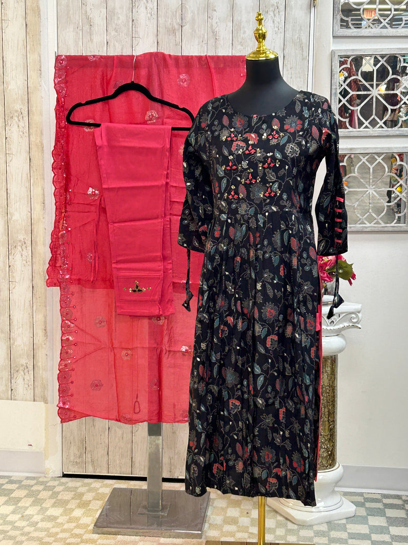 Cotton kurti set | salwar suit