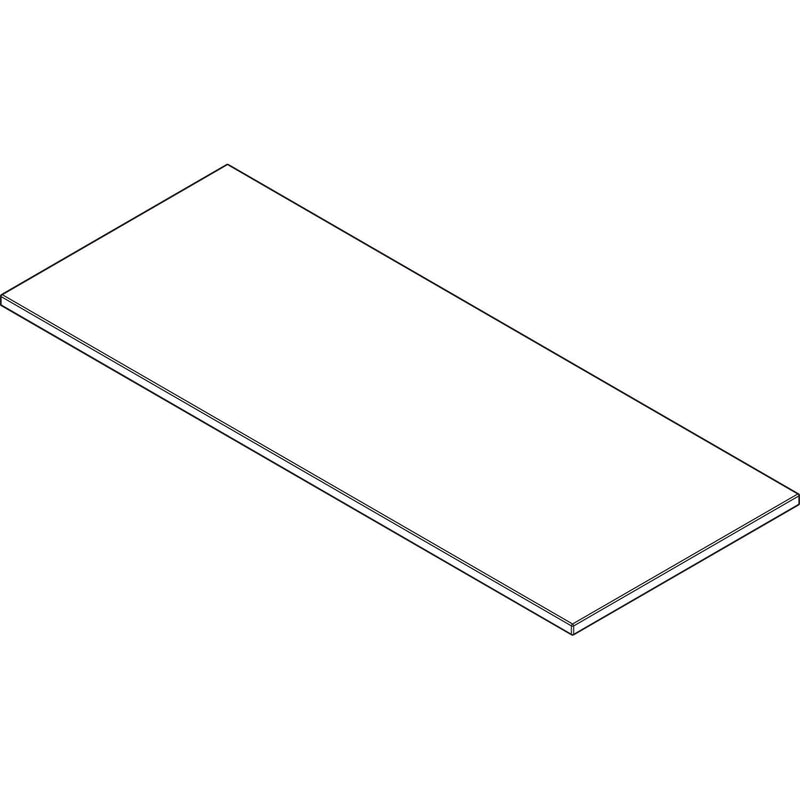 Alera Reversible Laminate Table Top, Rectangular, 59.38w x 23.63d, White/Gray