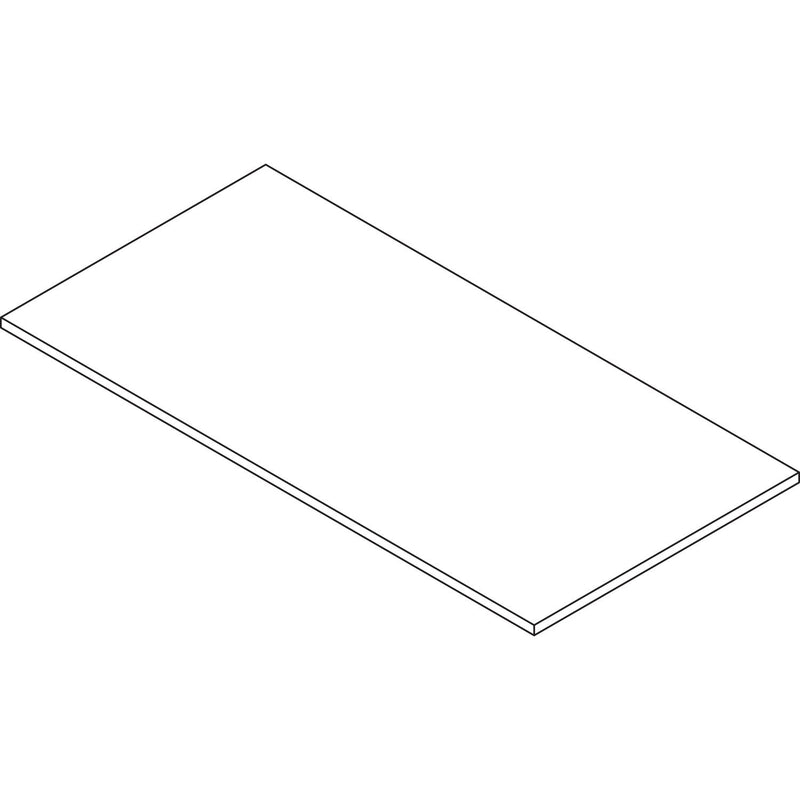 Alera Reversible Laminate Table Top, Rectangular, 59.38w x 29.5,Medium Cherry/Mahogany