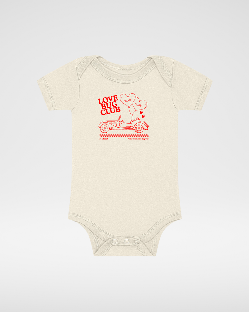 THE LOVE BUG CLUB TEE - ONESIE VINTAGE CREAM