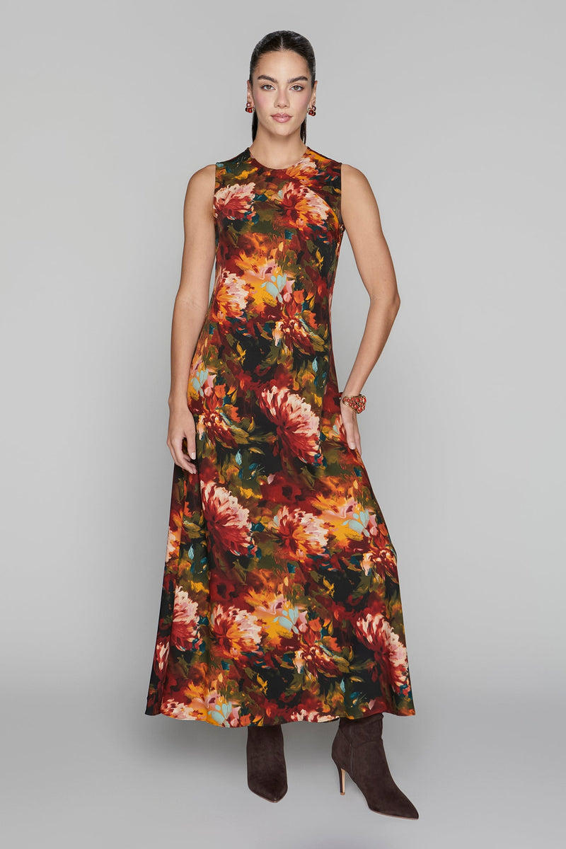Blake Dress in Dusk Flora