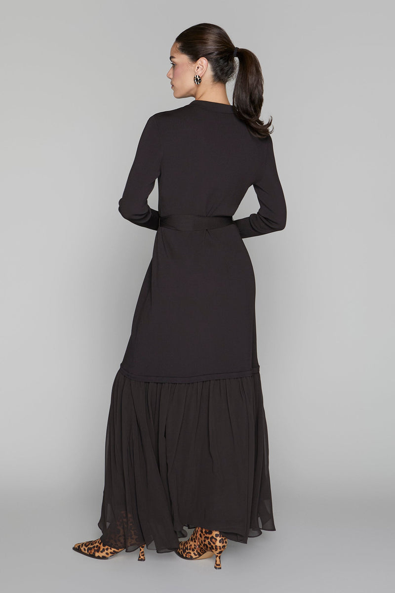 Harlow Dress in Espresso