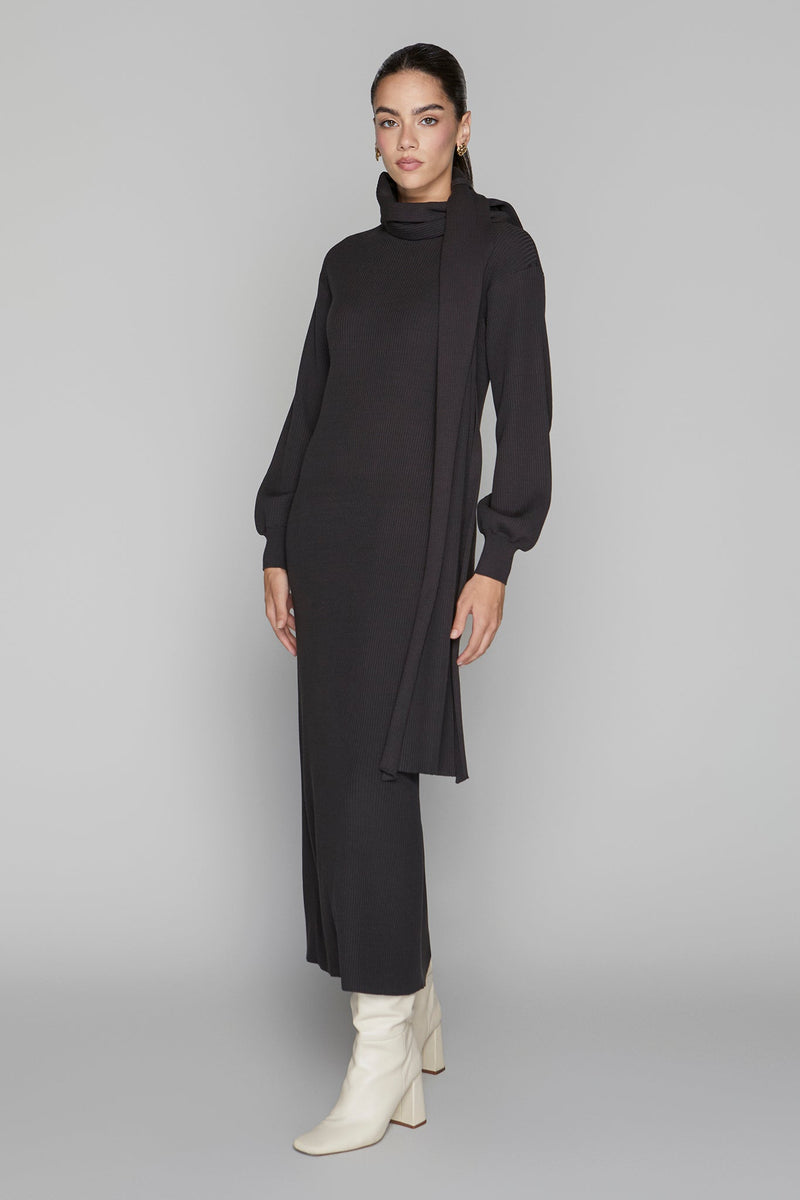 Lowry Dress in Smoked Sage