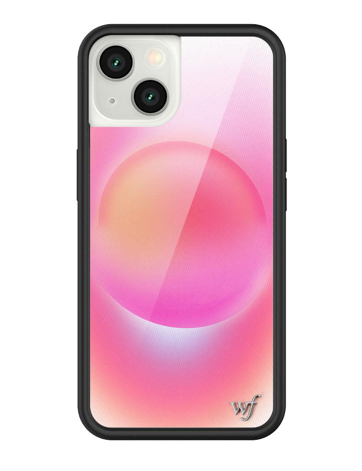 Hot Pink Aura iPhone Case