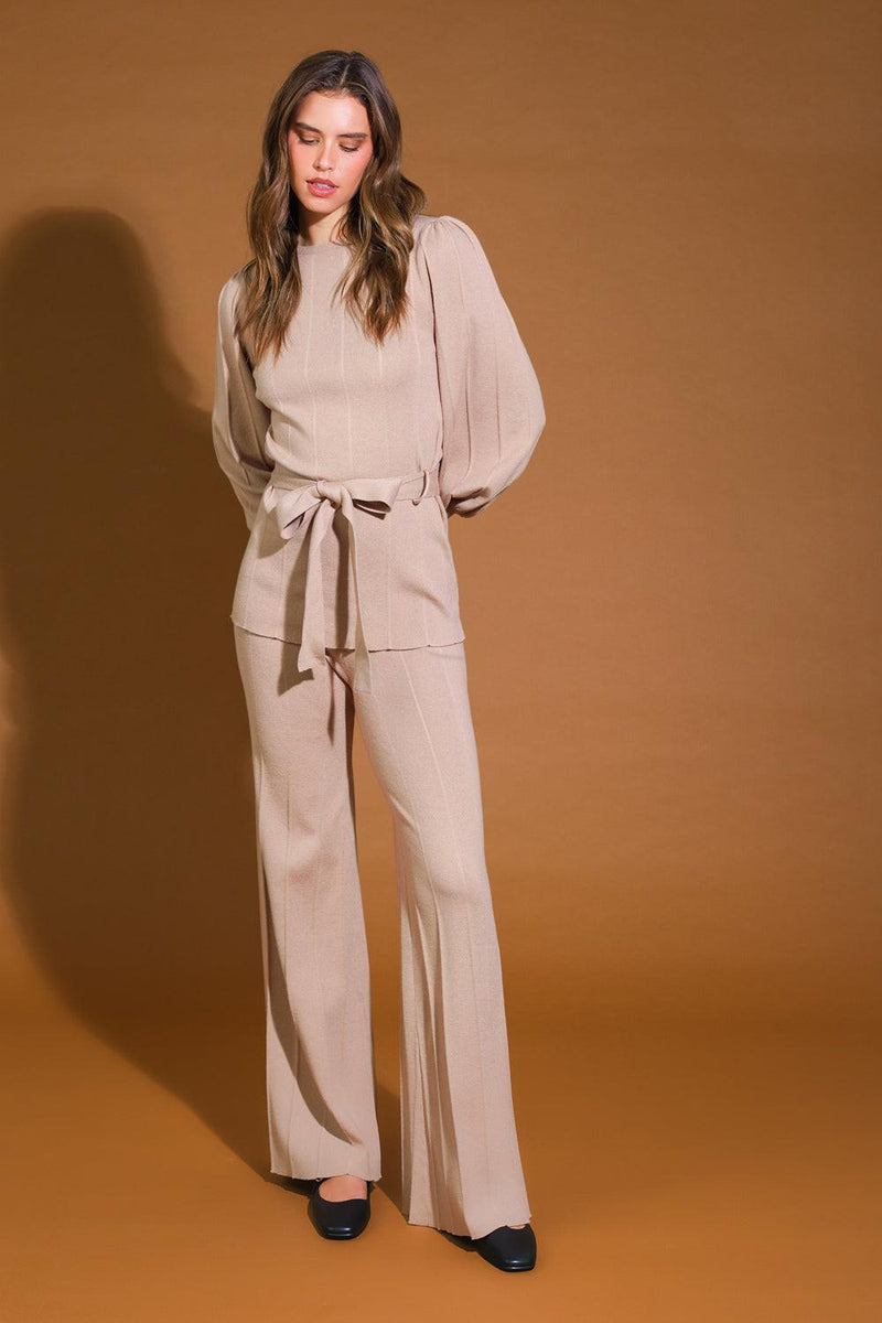 SMILE WHEN YOUR SAD WITH SWEATER TOP AND PANT SET