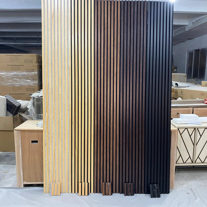 Acoustic Slat Wood Panels Full Sample Box (5 colors)
