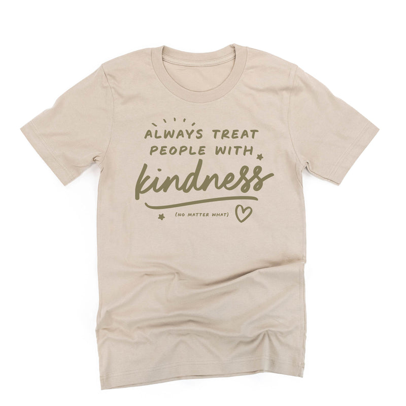 Always Treat People With Kindness - Tone On Tone - Unisex Tee