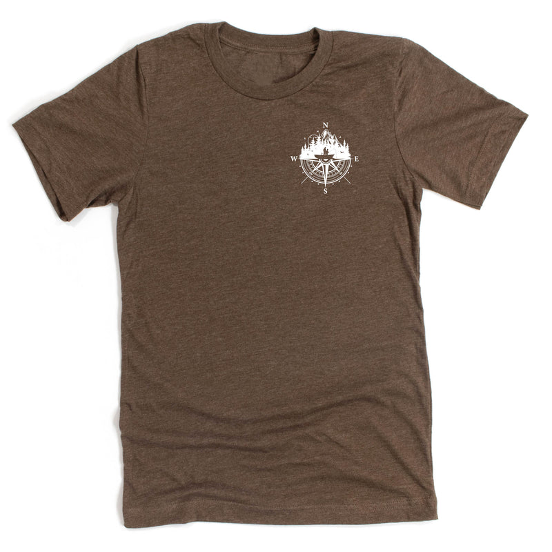 Fishing Compass - Fishing Scene (pf&b) - Unisex Tee