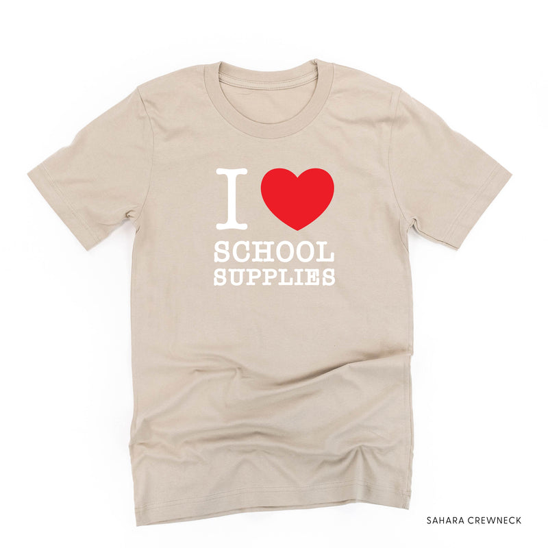 I ♥ School Supplies - Unisex Tee