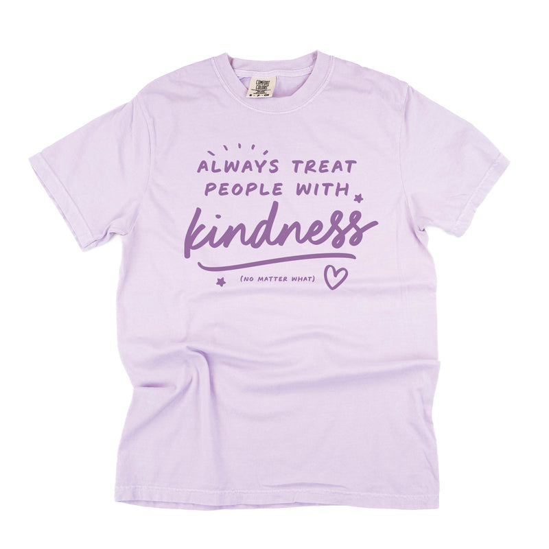 Always Treat People With Kindness - Tone On Tone - Comfort Colors Tee