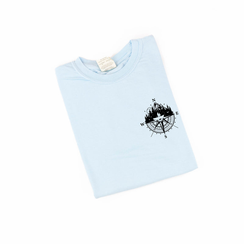 Fishing Compass - Fishing Scene (pf&b) - Comfort Colors Tee