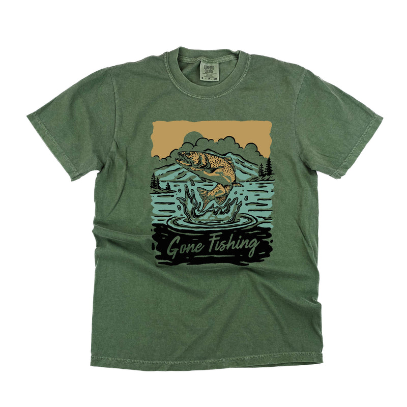 Gone Fishing - Comfort Colors Tee