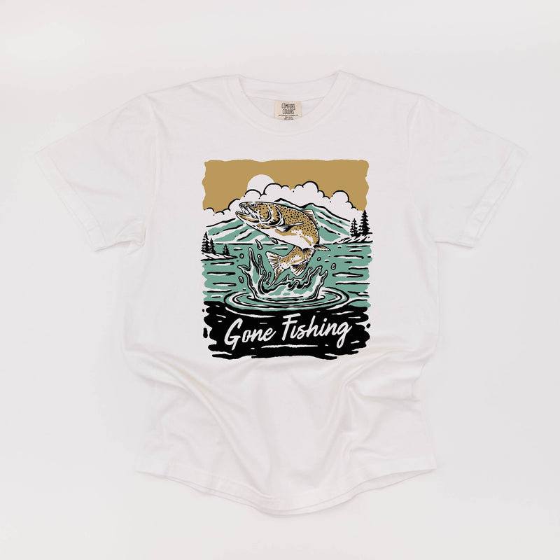 Gone Fishing - Comfort Colors Tee
