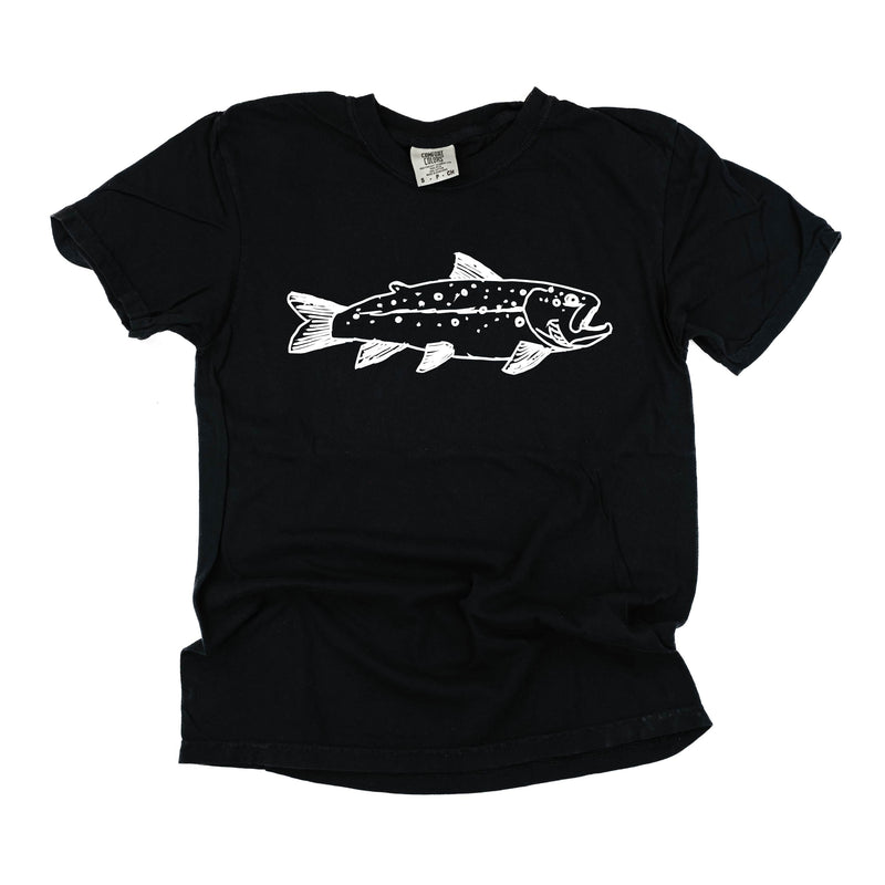 Hand Drawn Brook Trout - Comfort Colors Tee