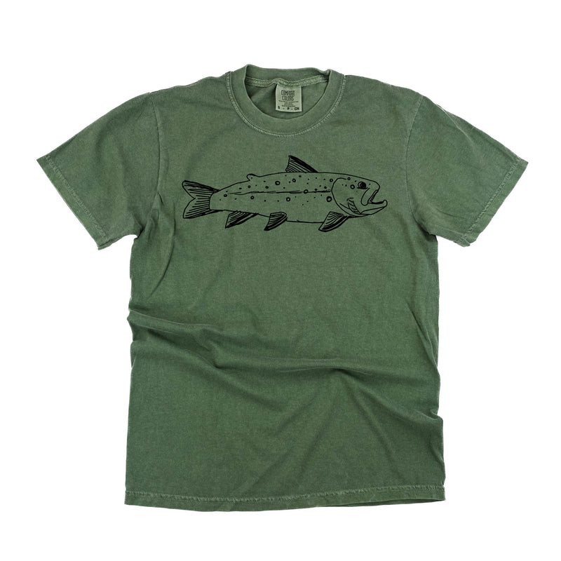 Hand Drawn Brook Trout - Comfort Colors Tee