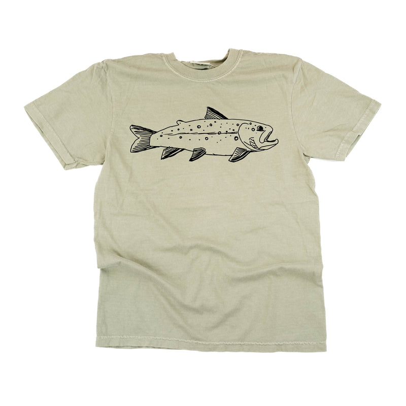Hand Drawn Brook Trout - Comfort Colors Tee