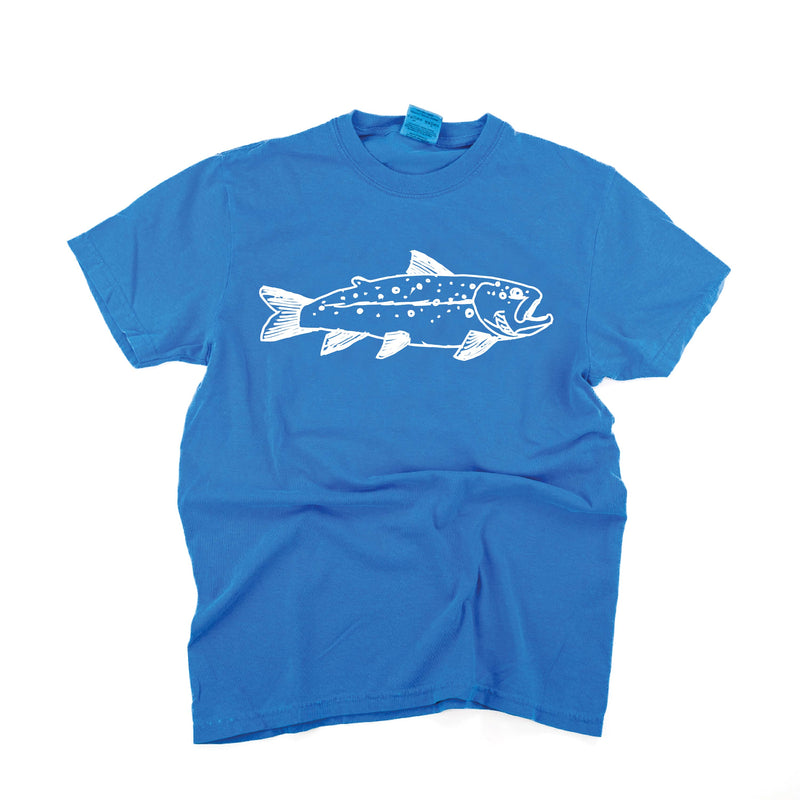 Hand Drawn Brook Trout - Comfort Colors Tee