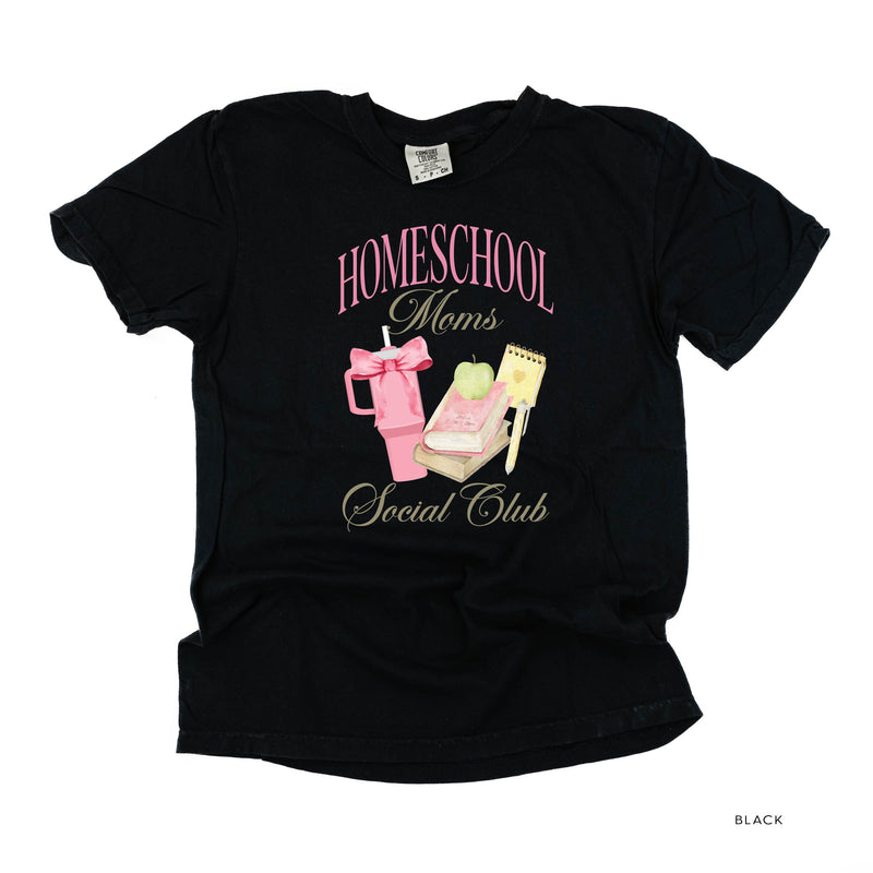 Homeschool Moms Social Club - Comfort Colors Tee