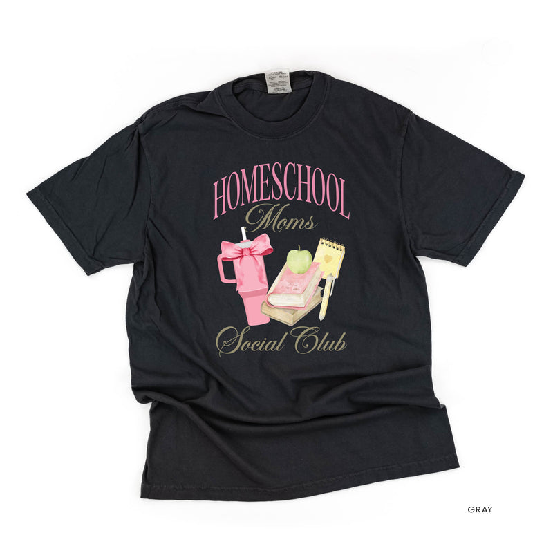 Homeschool Moms Social Club - Comfort Colors Tee