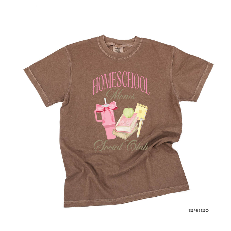Homeschool Moms Social Club - Comfort Colors Tee