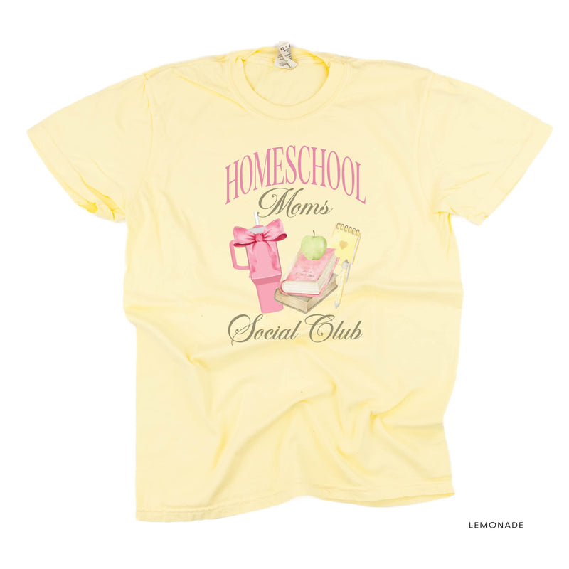 Homeschool Moms Social Club - Comfort Colors Tee