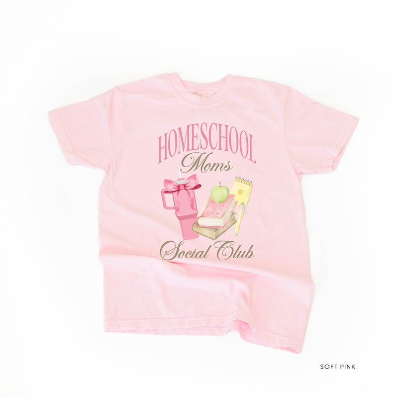 Homeschool Moms Social Club - Comfort Colors Tee