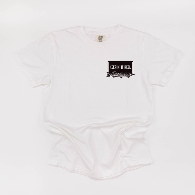 Keepin' It Reel - Fishing Reel (pf&b) - Comfort Colors Tee