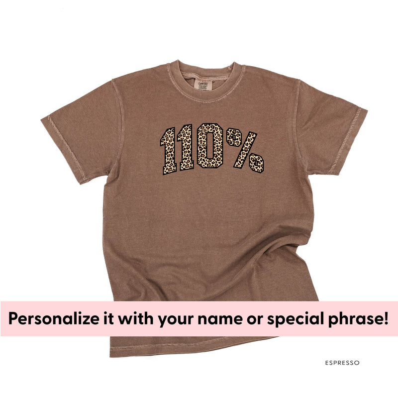 Varsity Leopard - Semi-Custom - Comfort Colors Tee