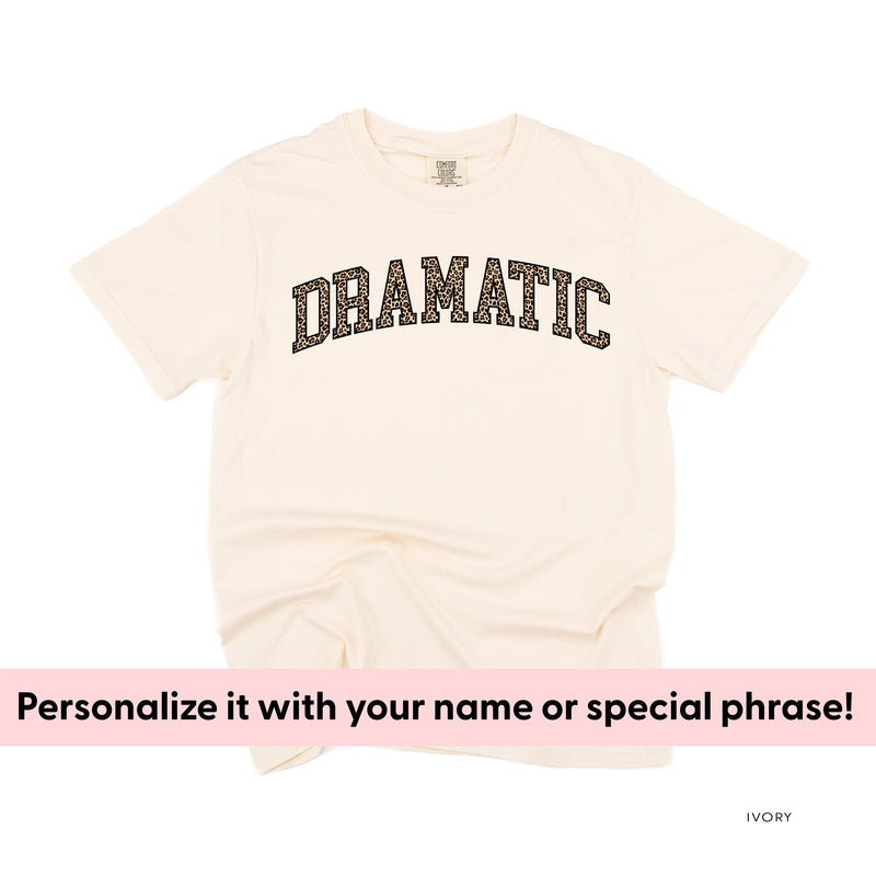 Varsity Leopard - Semi-Custom - Comfort Colors Tee