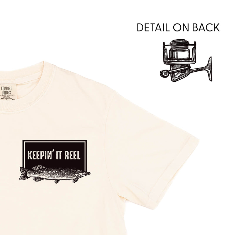 Keepin' It Reel - Fishing Reel (pf&b) - Comfort Colors Tee
