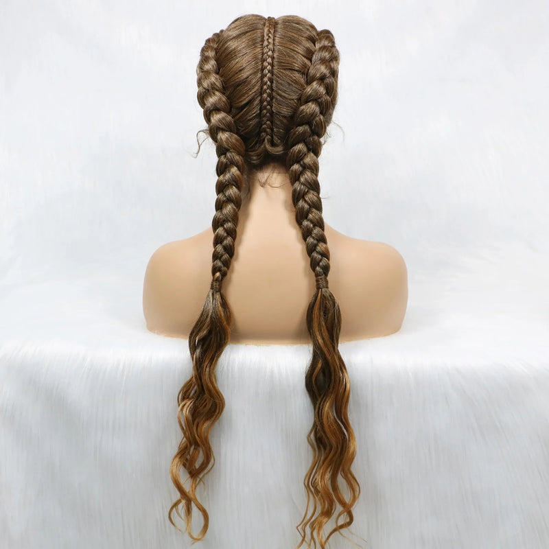 KIMA Double Dutch Braids Wig | Natural Wave Hair & Baby Hair