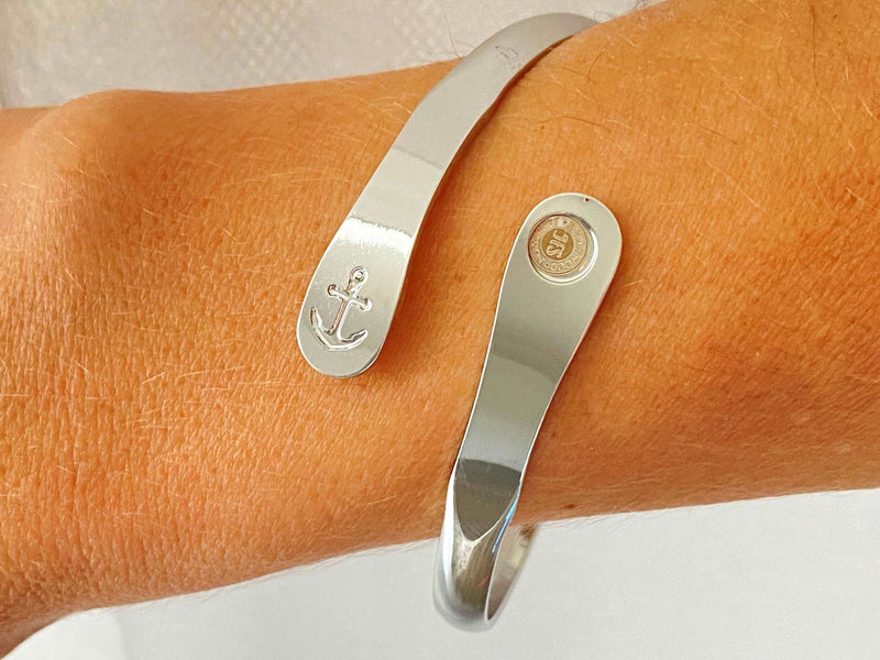 Anchor Bracelet Engraved Bracelets Love Anchors the Soul Anchor Bracelet