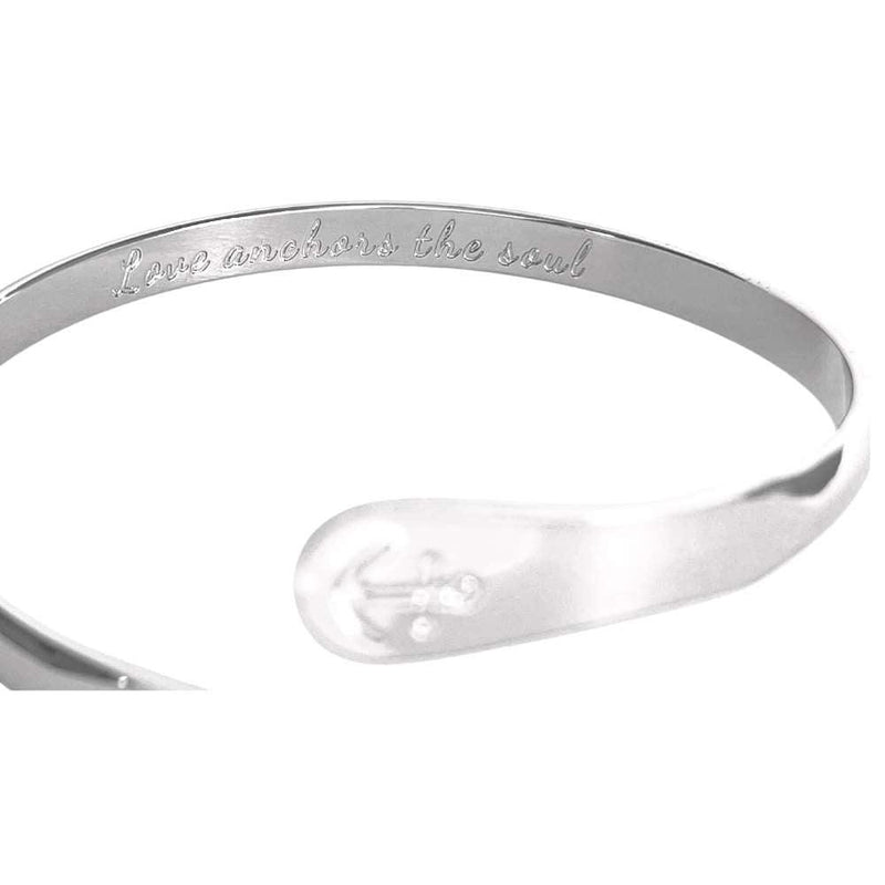 Anchor Bracelet Engraved Bracelets Love Anchors the Soul Anchor Bracelet