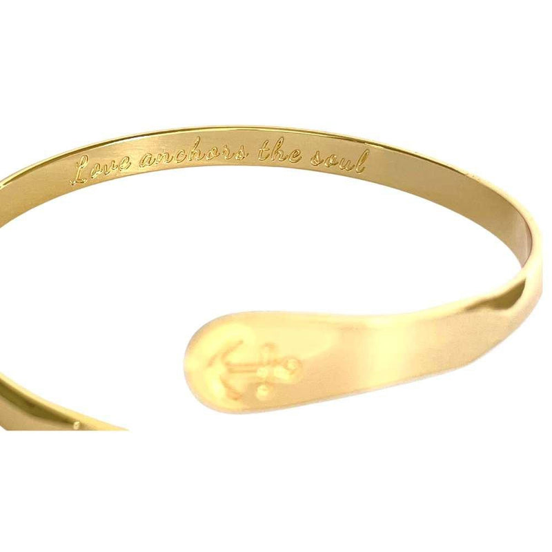 Anchor Bracelet Engraved Bracelets Love Anchors the Soul Anchor Bracelet