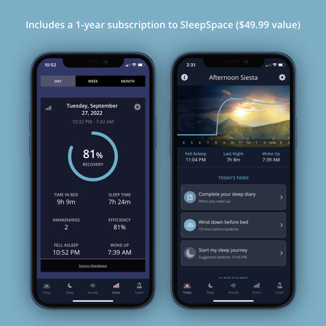 MDsleep + 1-Year SleepSpace