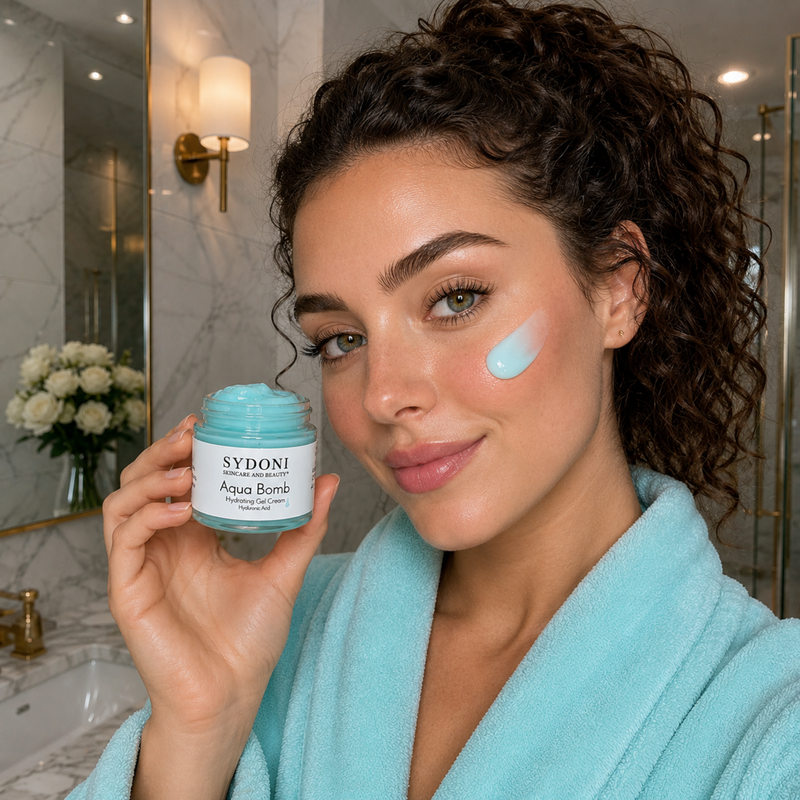 SYDONI AQUA BOMB HYDRATING GEL CREAM – Deep Hydration for Plump, Radiant Skin 1.7 fl. oz.
