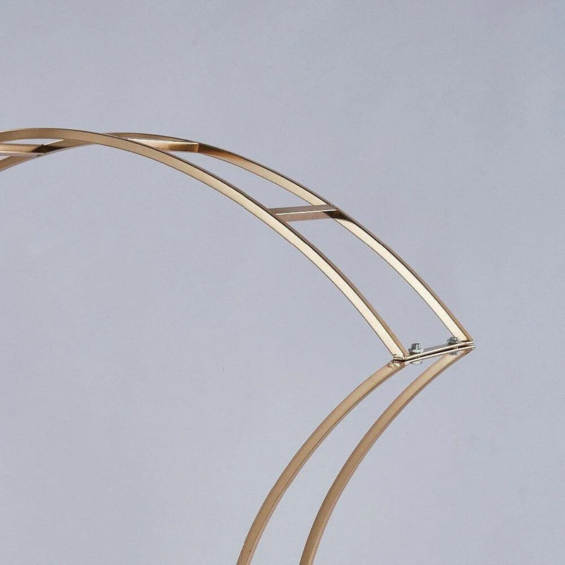 Arched Gold Wedding Table Centerpieces 4-Pack