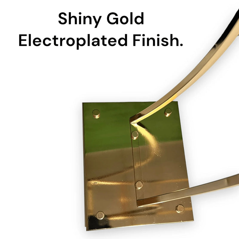 Arched Gold Wedding Table Flower Centerpiece