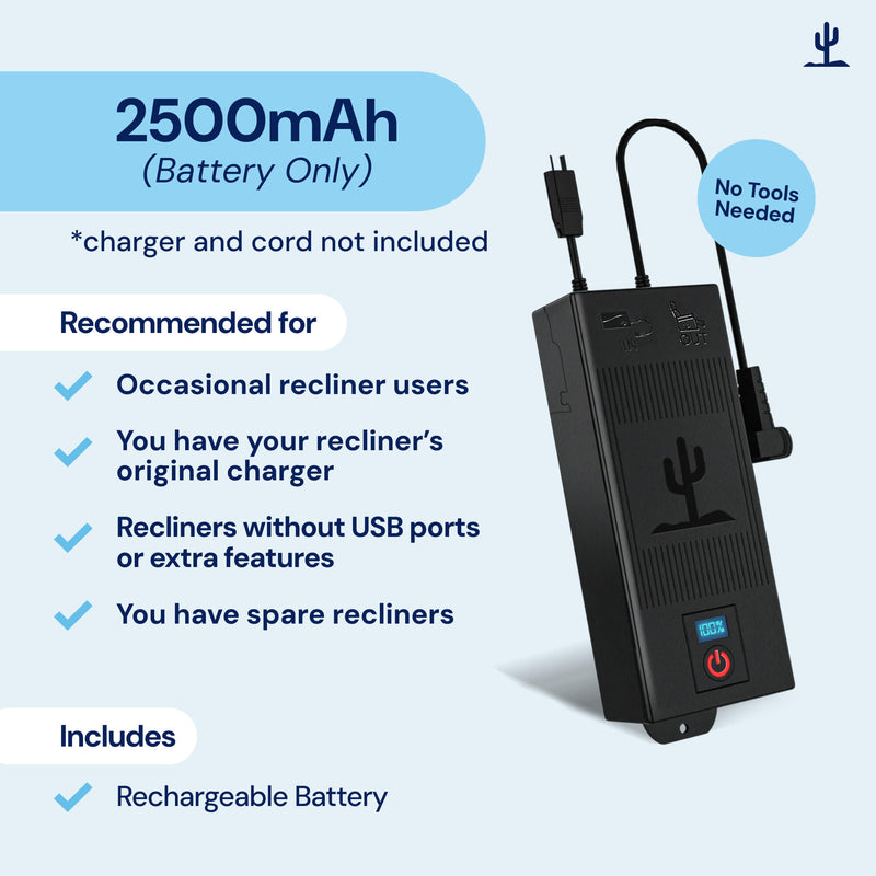 Rechargeable Recliner Battery Pack