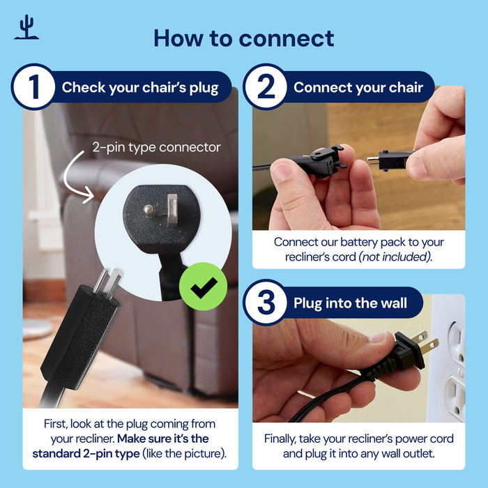 Rechargeable Recliner Battery Pack