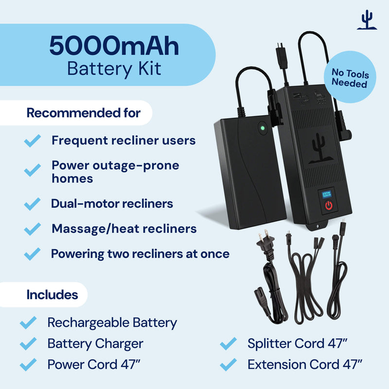 Rechargeable Recliner Battery Pack