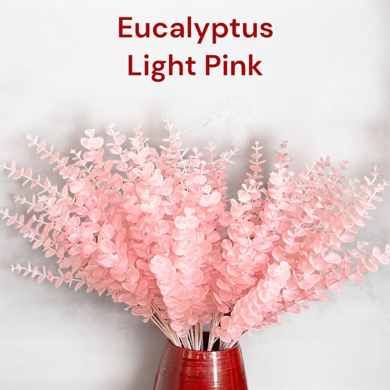 Fake Eucalyptus Stems - Artificial Greenery Leaves For Decor