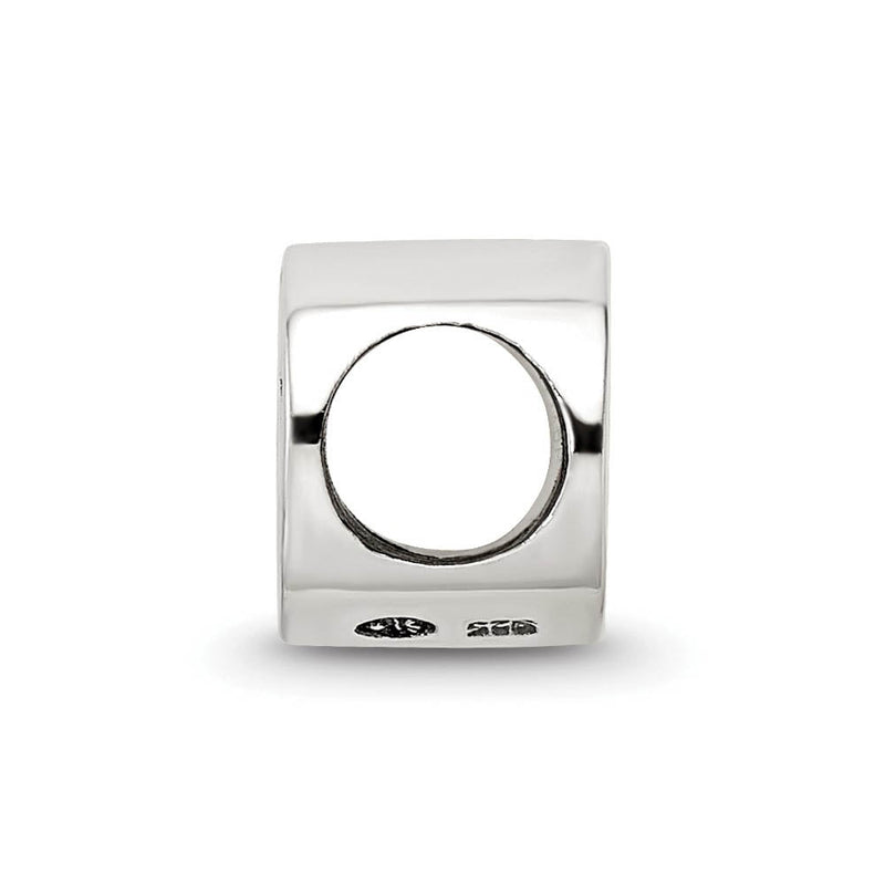 Sterling Silver Star of David Round Bead Charm