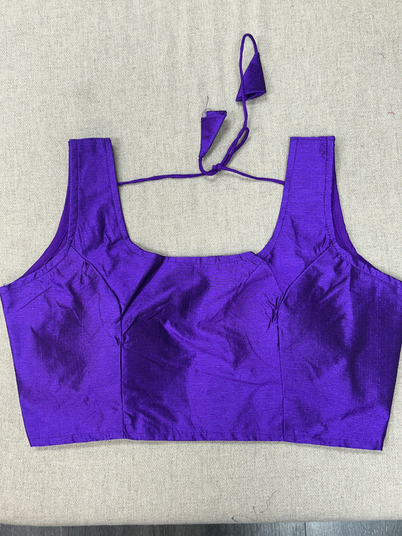 Raw silk blouses
