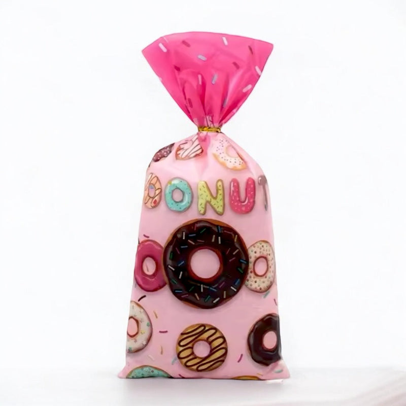 Children's Party Favors - Donut Themed Goodie Bags 10-Pack