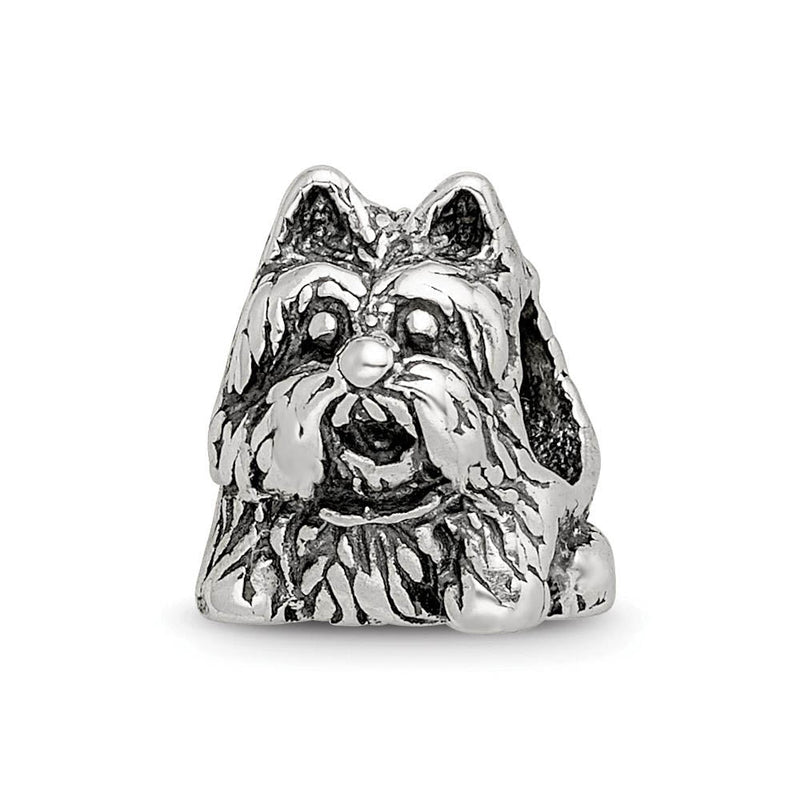 Sterling Silver Scottish Terrier, Dog Bead Charm