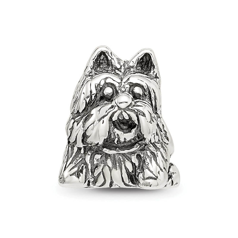 Sterling Silver Scottish Terrier, Dog Bead Charm